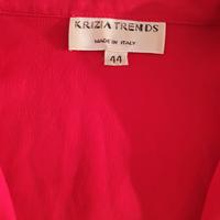 camicia Krizia originale rossa misto seta