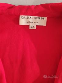 camicia Krizia originale rossa misto seta