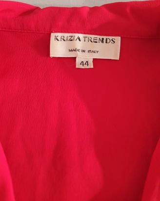 camicia Krizia originale rossa misto seta