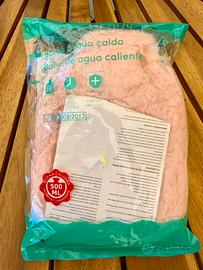 Borsa acqua calda 500ml rosa peluque - mai usata