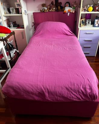 Letto Contenitore Singolo 80x190 con Materasso