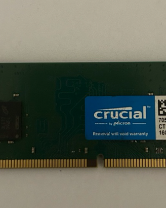 RAM Crucial 16 GB DDR4 3200 MHz per PC desktop