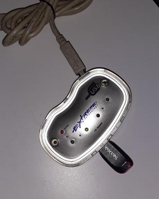 Multiple hub splitter 4 porte USB