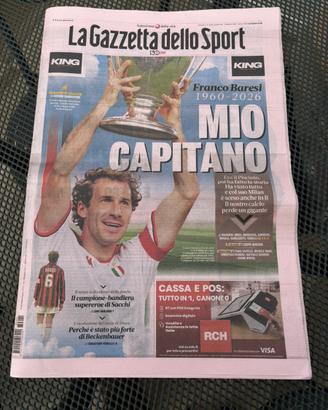 Giornale Calcio 2026 Gazzetta Dello Sport Ac Milan