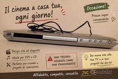 Lettore DVD JVC slim