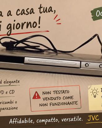 Lettore DVD JVC slim