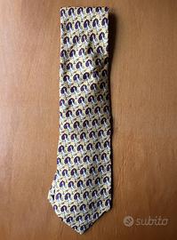 CRAVATTA RENATO BALESTRA GIALLO - SETA - ORIGINALE