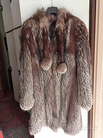 Pelliccia volpe argentata vintage