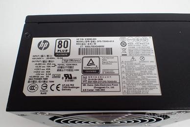 HP Alimentatore 750W ATX 80 PLUS Platinum