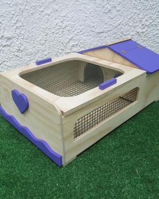 Terrario per tartarughe cm 62x40x20 deco a scelta