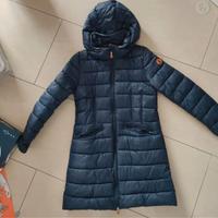 Cappotto piumino lungo Save the Duck Ragazza blu