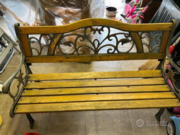 Panchina  panca in legno giardino