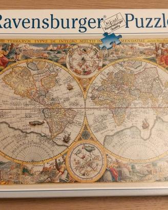 Puzzle mappamondo Ravensburger 1500 pezzi