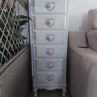 cassettiera Shabby chic