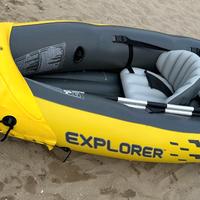 Kayak gonfiabile Intex Explorer K2, pagaie, sacca
