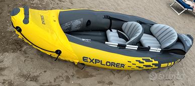 Kayak gonfiabile Intex Explorer K2, pagaie, sacca