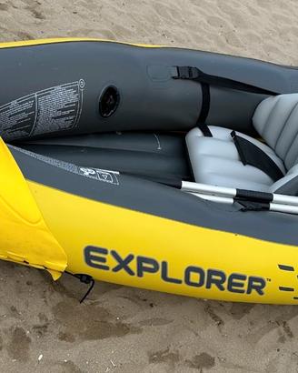 Kayak gonfiabile Intex Explorer K2, pagaie, sacca