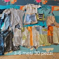 35 40 pezzi privamerili estivi 3-6mesi