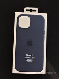 Cover blu iphone 15 originale