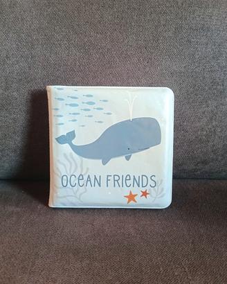 Gioco libro da bagno animali marini pesci Neonato 