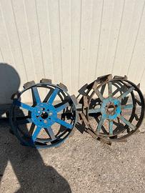 Ruote motozappa in ferro