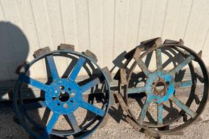 Ruote motozappa in ferro