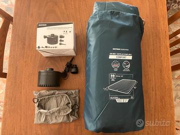 Materasso gonfiabile da campeggio con pompa per 2