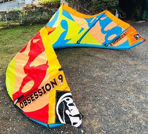 Vela con barra kitesurf RRD