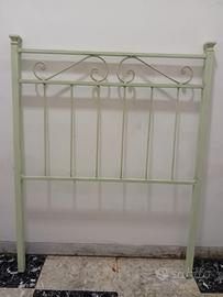 GIROLETTO IN FERRO BATTUTO SMALTATO VERDE ACQUA