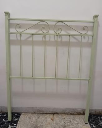 GIROLETTO IN FERRO BATTUTO SMALTATO VERDE ACQUA