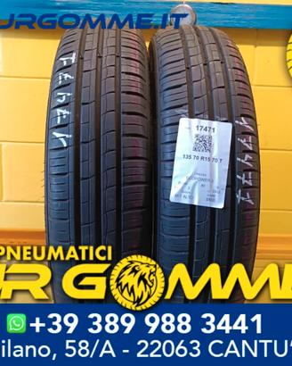 2 Gomme al 80% 135/70/15 TRISTAR Estive - Cantù