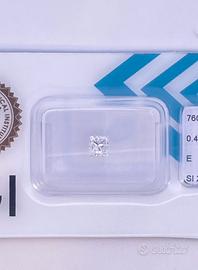 Diamante Naturale 0,44ct Colore E -Certificato IGI