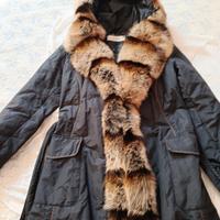 Cappotto lungo con pelliccia