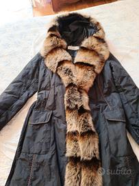 Cappotto lungo con pelliccia