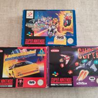 Lotto 3 videogiochi Super Nintendo Snes Gig Ita