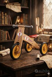 Entra nell'Antro! Triciclo legno bambini antico