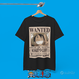 Maglietta One Piece Wanted Manga