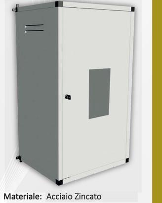 COPRICALDAIA IN ACCIAIO ZINCATO BIANCO 85x50x35