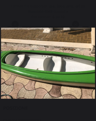 Kayak k2 con monopozzetto