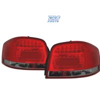 FANALI PER AUDI A3 8P 03-08 LED ROSSO AFFUMICATO