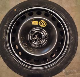 ruotino di scorta pneumatico da 205 a 225/55 R16