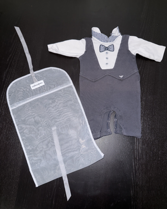 Tutina elegante Emporio Armani neonato 1 mese
