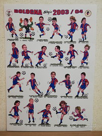 Caricatura Giocatori del Bologna Stegio