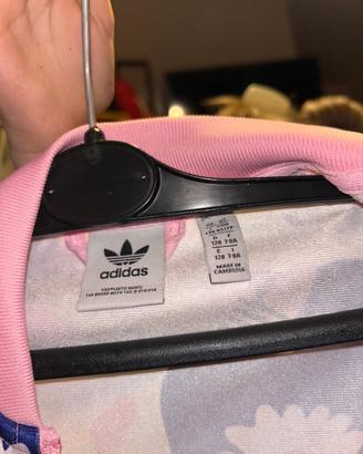 felpa con chiussura zip adidas