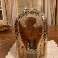 Bottiglia antica manna San Nicola