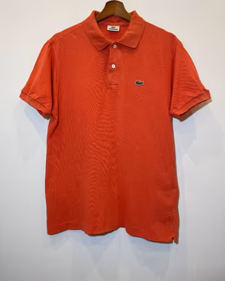 Lacoste, T shirt Polo Arancio, corallo - Taglia M 