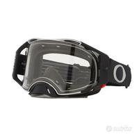 Maschera airbrake oakley bianco / argento