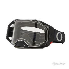Maschera airbrake oakley bianco / argento