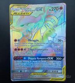 Charizard e reshiram gx arcobaleno