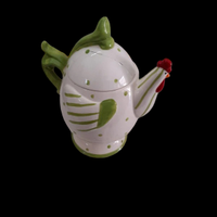 Teiera decorativa a forma di gallina